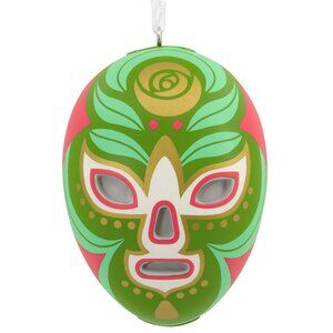 New! Luchador Mask Hallmark Vida Christmas Ornament 2021 Mexican Wrestling